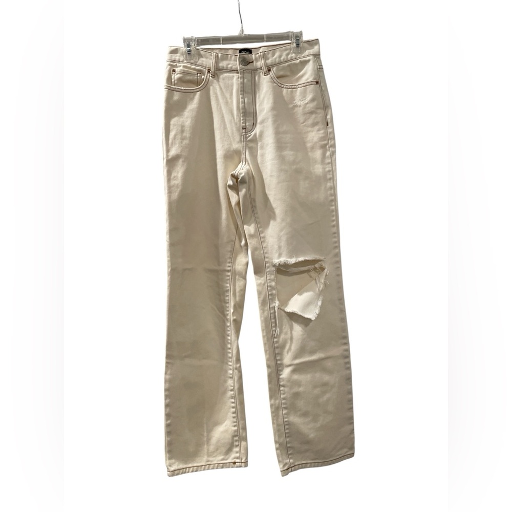 BDG Urban Outfitters Cream Jeans Loose Straight Size 27